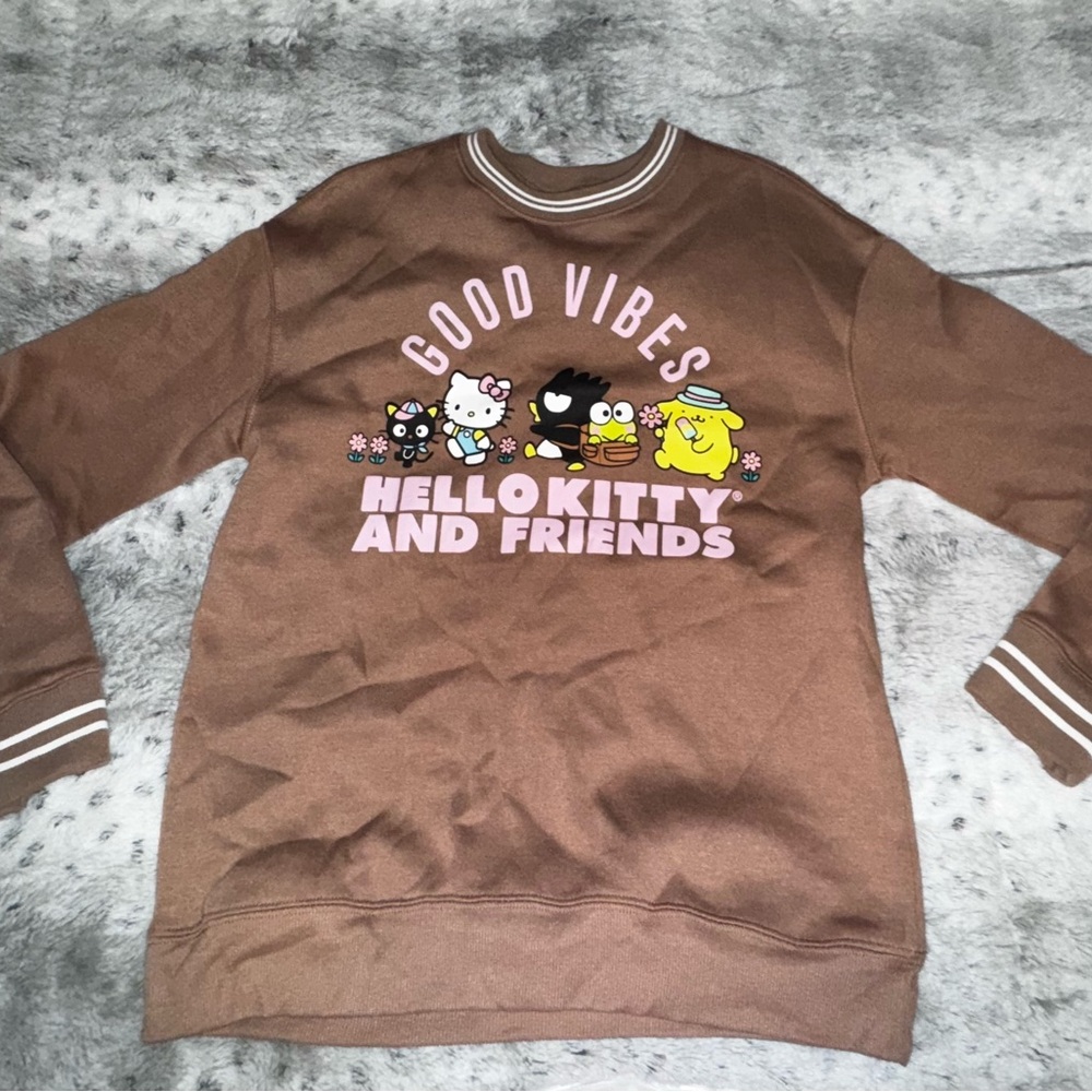 Brown Hello Kitty and Friends Sweatshirt